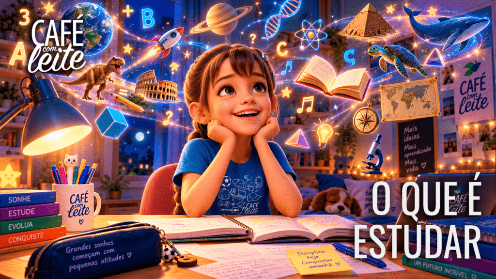 Café Com Leite Especial – O que é estudar?